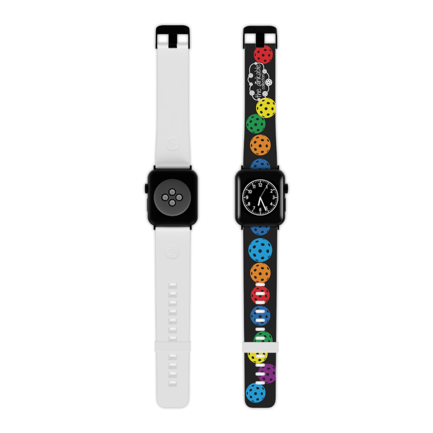 PICKLEBALL Watch Band for Apple Watch PURPLE AND WHITE