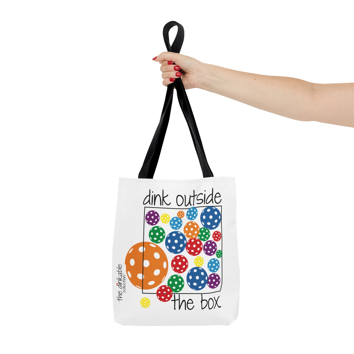 Pickleball Tote Bag (AOP) - Dink outside the box