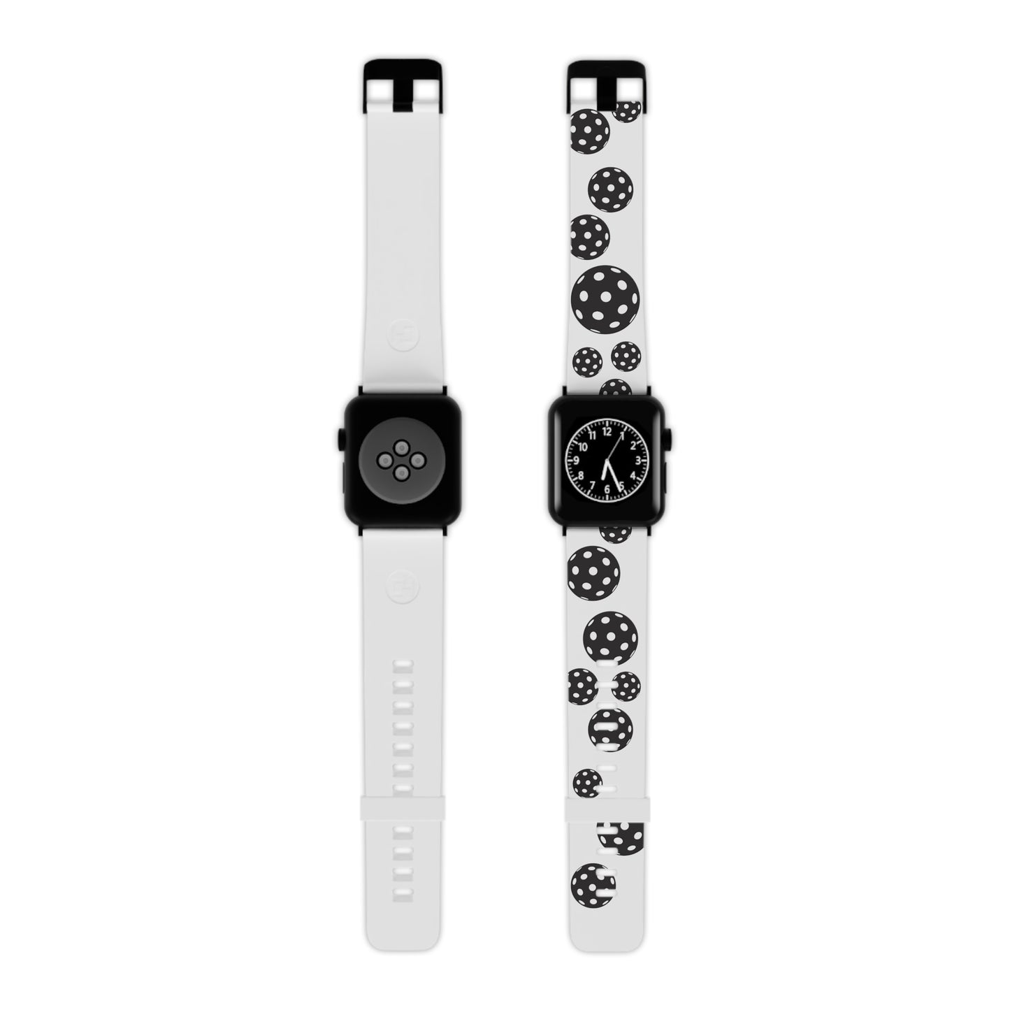 PICKLEBALL Watch Band for Apple Watch BLACK & WHITE