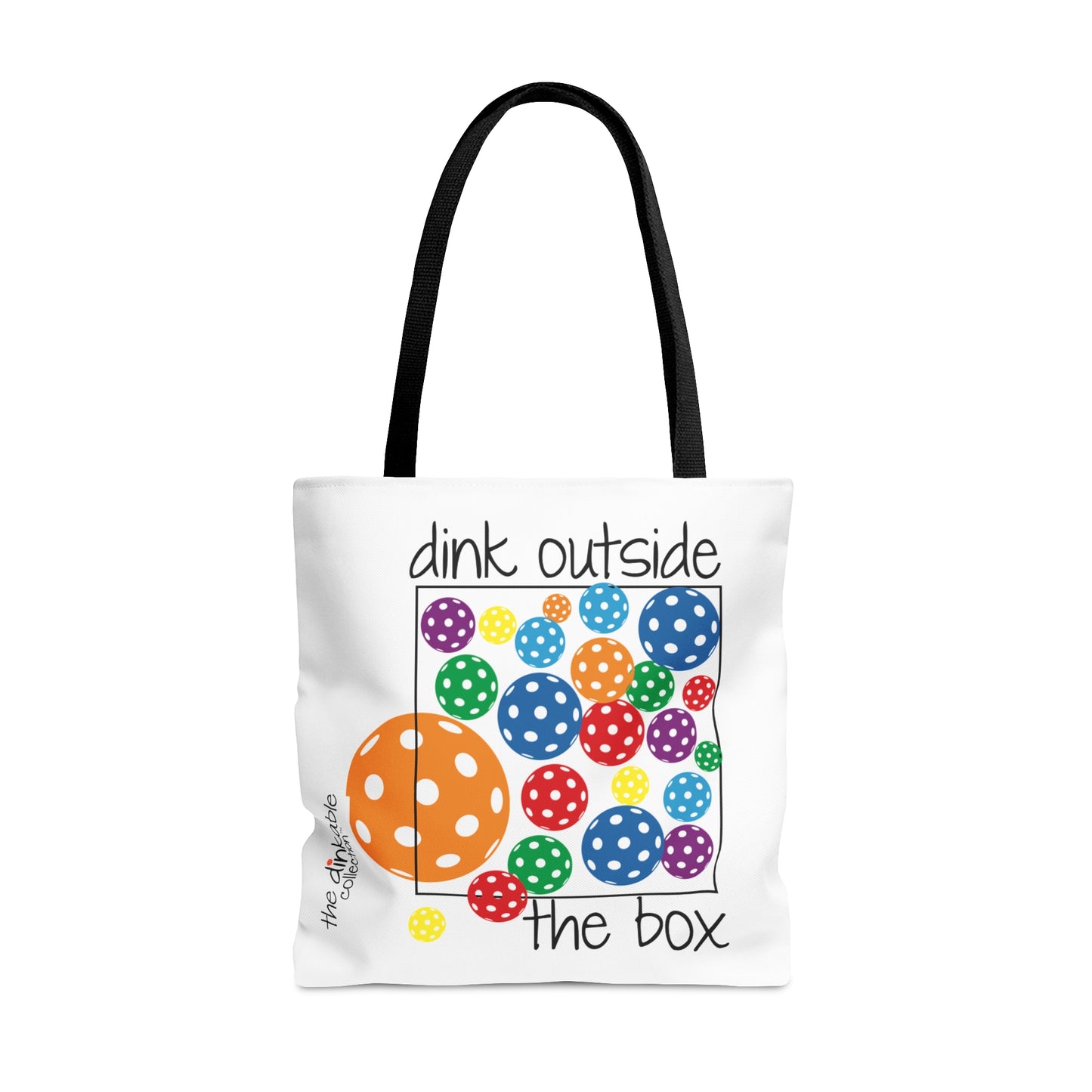 Pickleball Tote Bag (AOP) - Dink outside the box