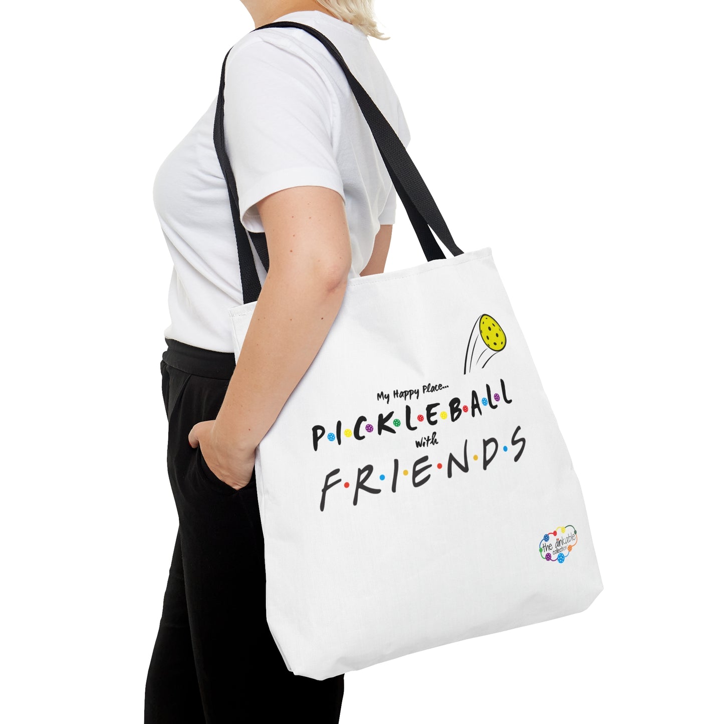 PICKLEBALL TOTE - My Happy Place - FRIENDS