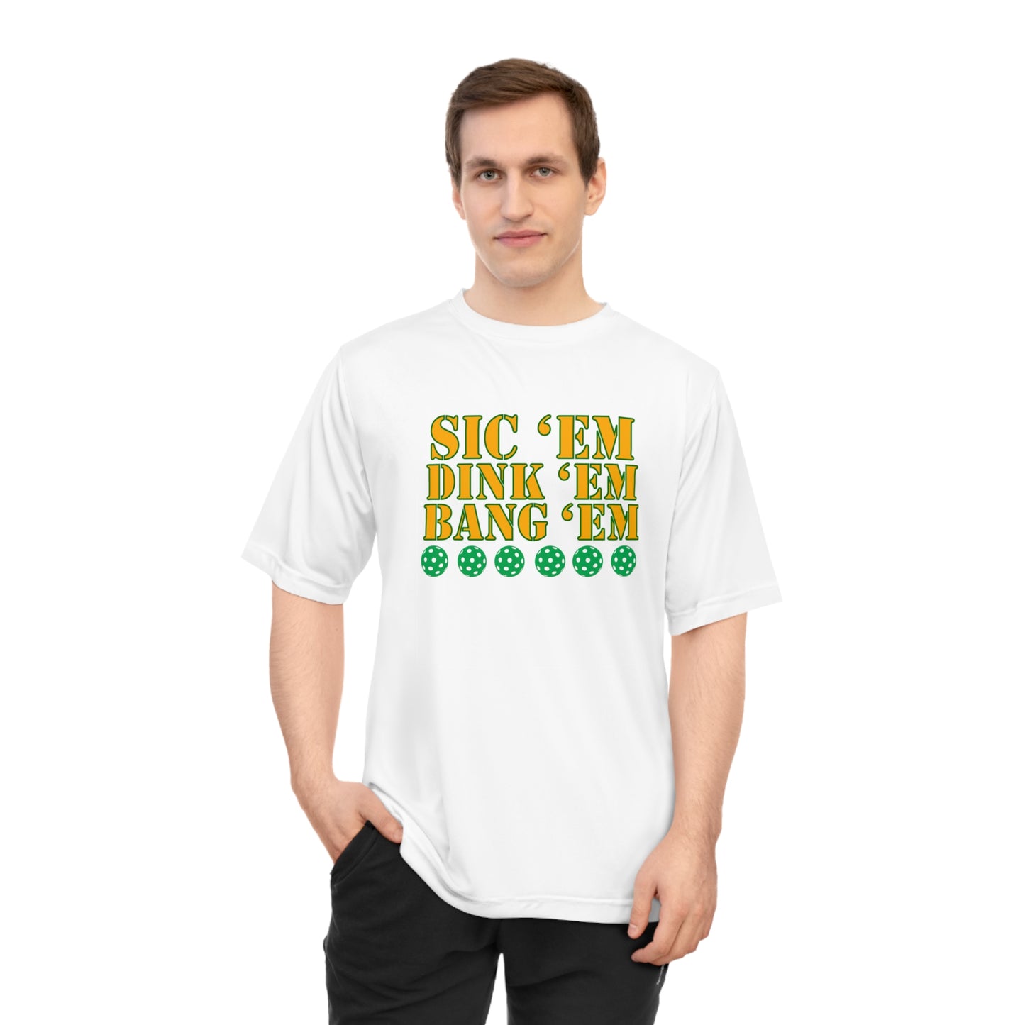 Pickleball Moisture Wicking Unisex Zone Performance T-shirt BAYLOR