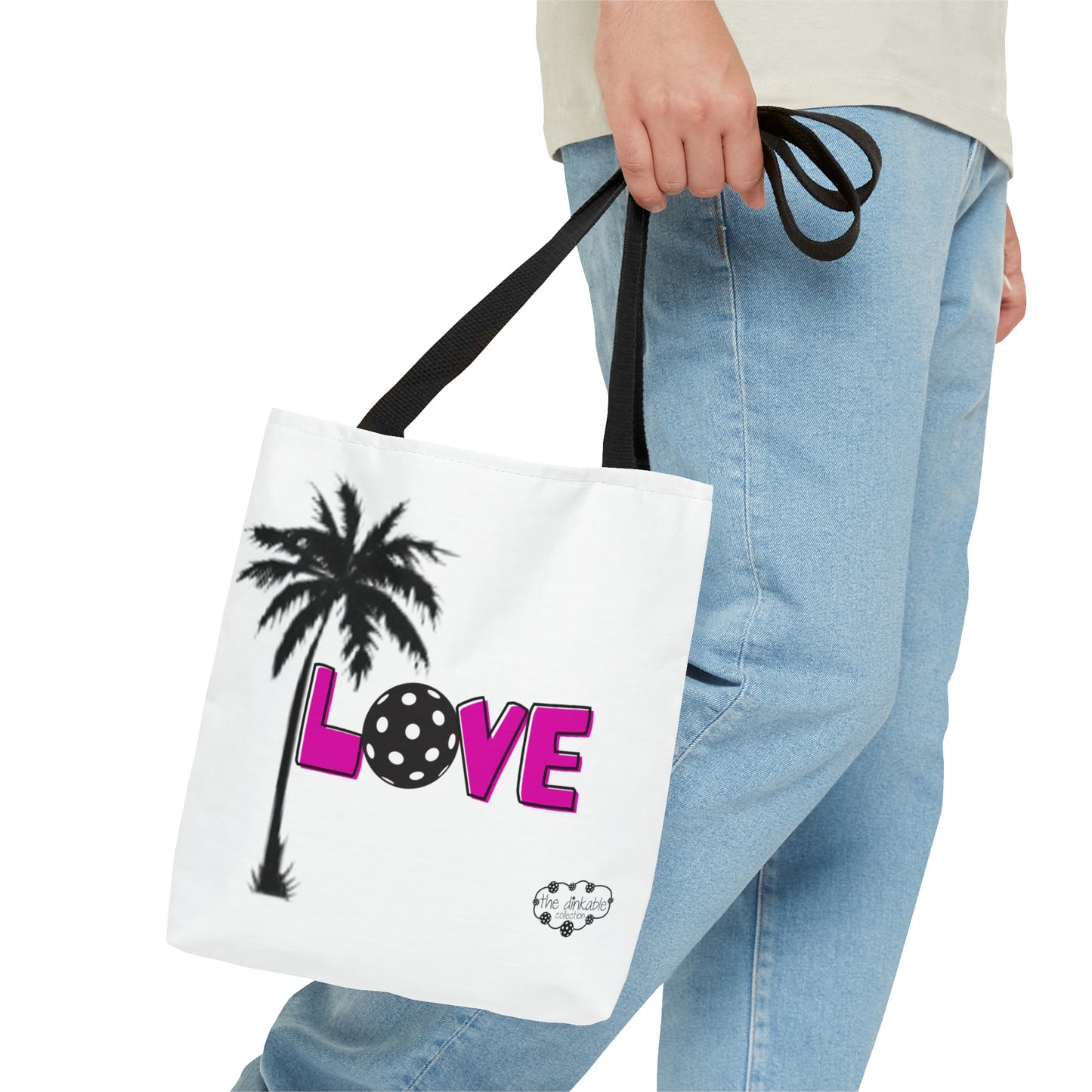 PICKLEBALL TOTE - LOVE JOY w/Palm Tree