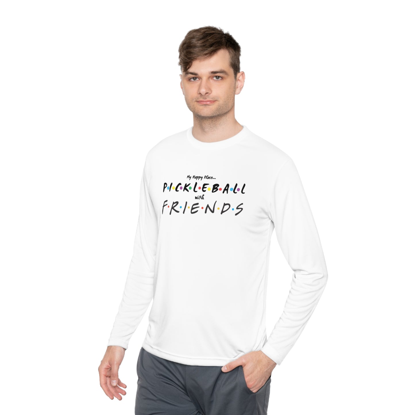 Unisex Lightweight Long Sleeve Tee - FRIENDS
