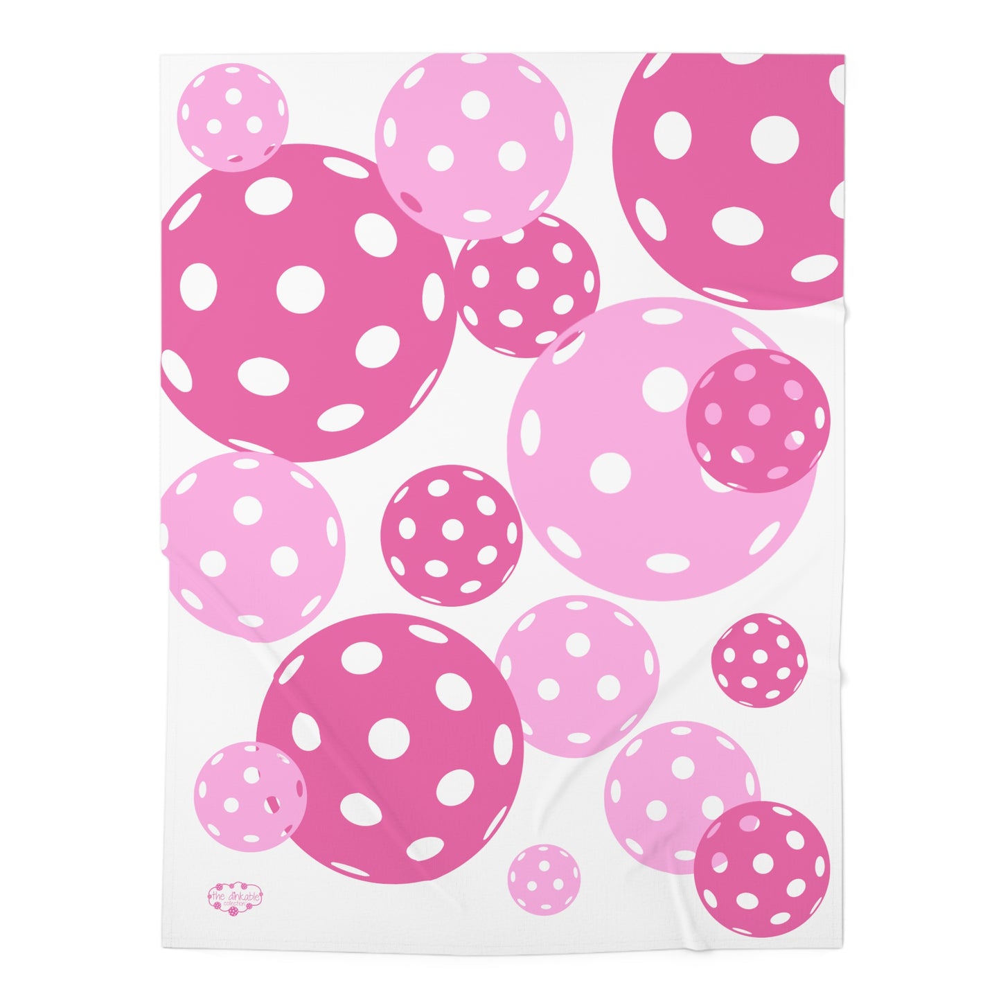 Baby Swaddle Blanket - PINK PICKLEBALLS