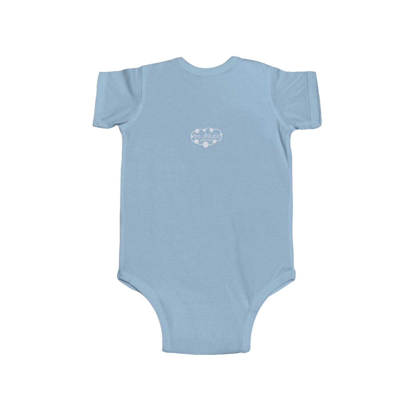 Infant Fine Jersey Bodysuit ‘PAPAS LITTLE DINKER’ BLUE