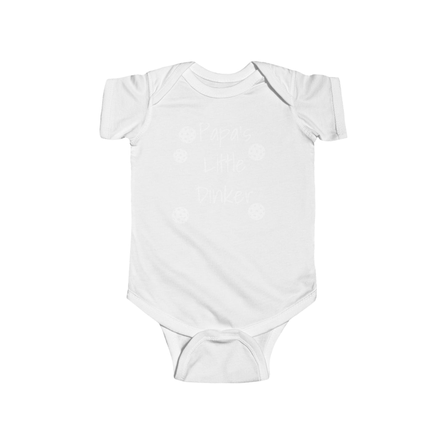 Infant Fine Jersey Bodysuit ‘PAPAS LITTLE DINKER’ BLUE