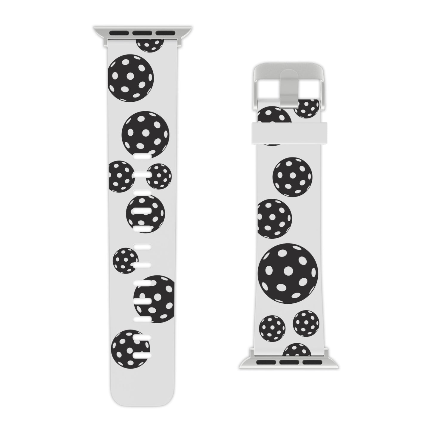 PICKLEBALL Watch Band for Apple Watch BLACK & WHITE