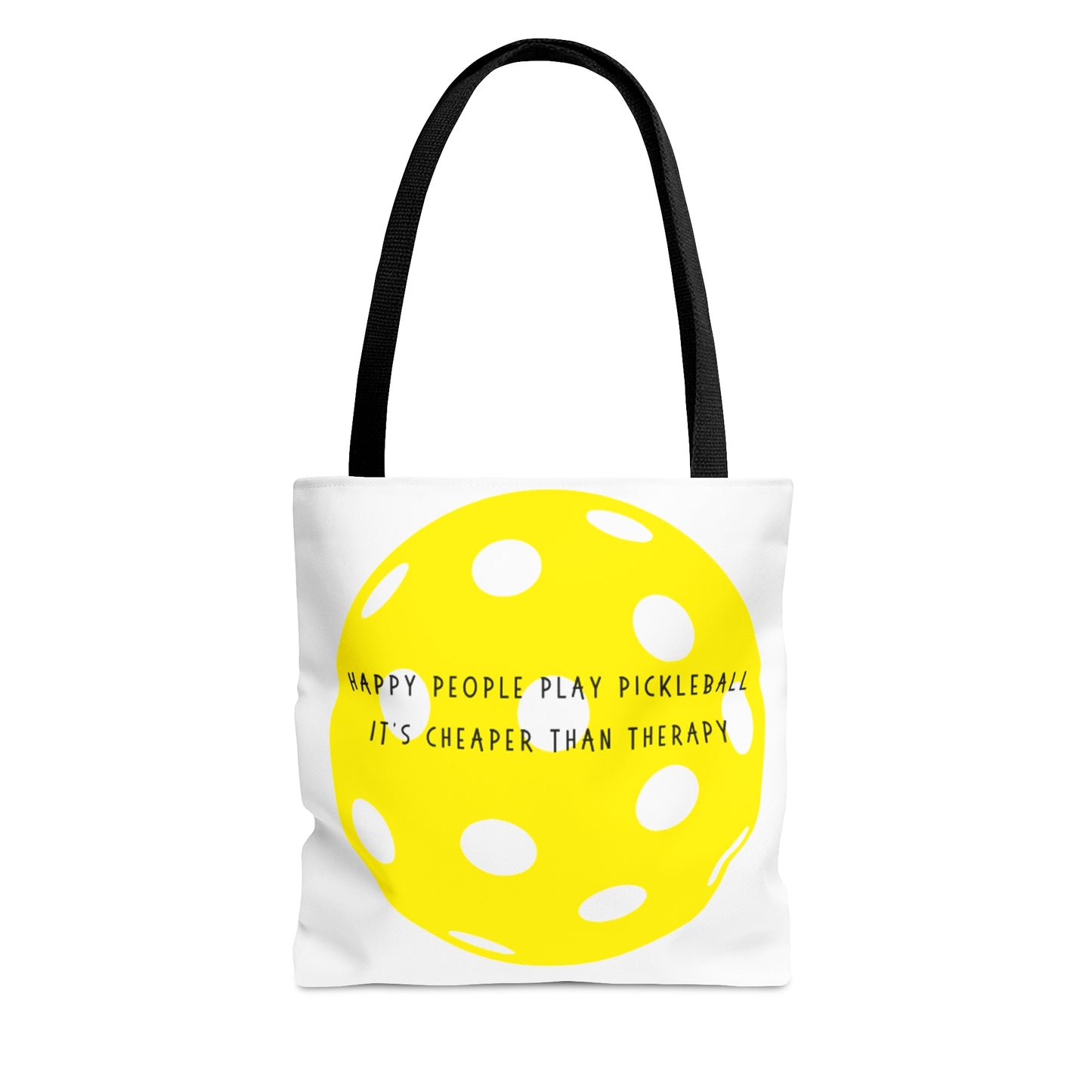 PICKLEBALL -Tote Bag - Happy People Play Pickleball...