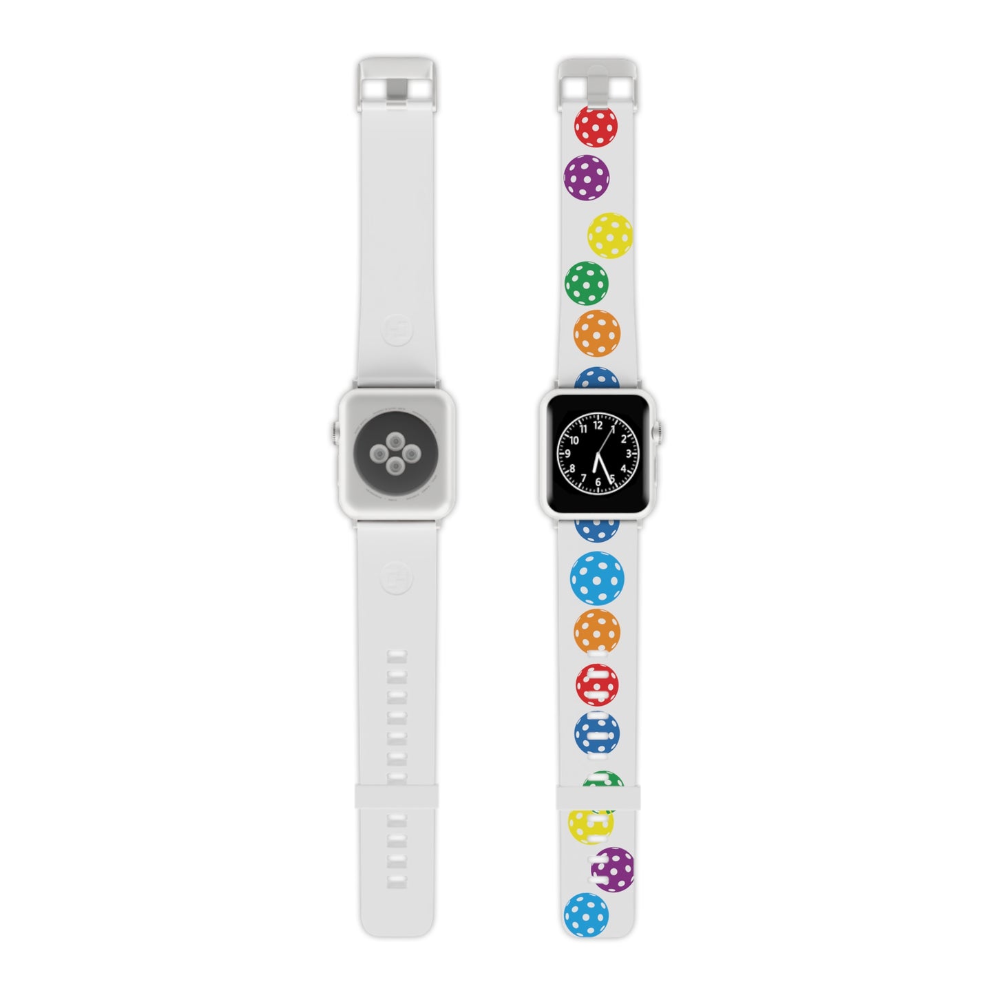 PICKLEBALL Watch Band for Apple Watch PURPLE AND WHITE