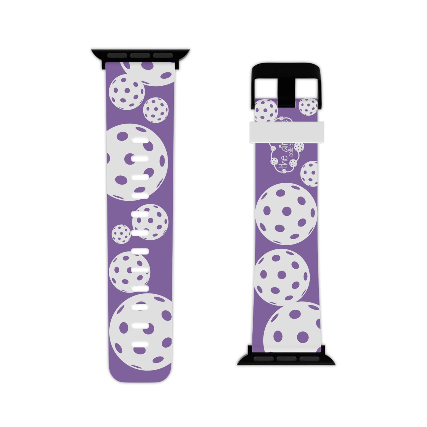 PICKLEBALL Watch Band for Apple Watch PURPLE AND WHITE