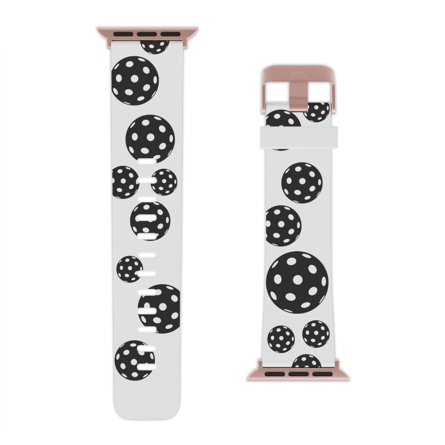 PICKLEBALL Watch Band for Apple Watch BLACK & WHITE