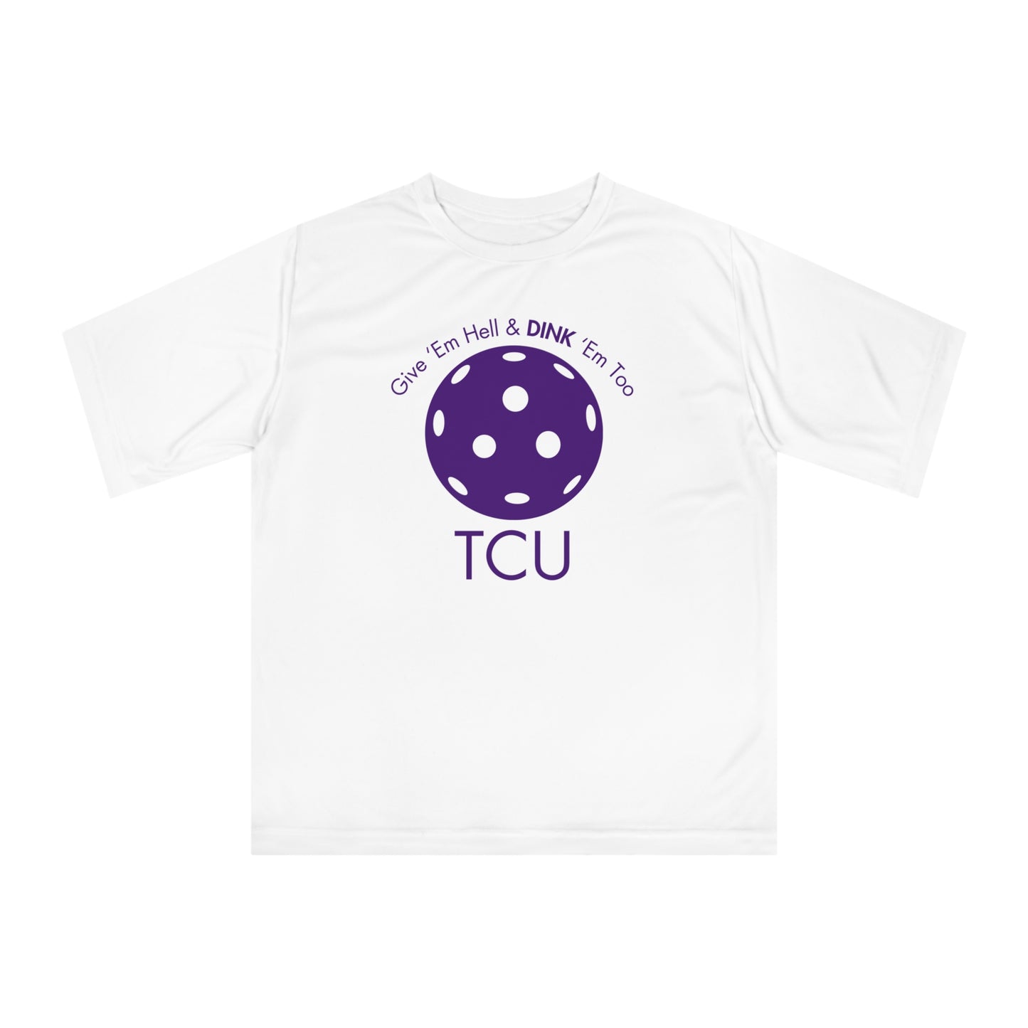 Pickleball Moisture Wicking Unisex Zone Performance T-shirt TCU