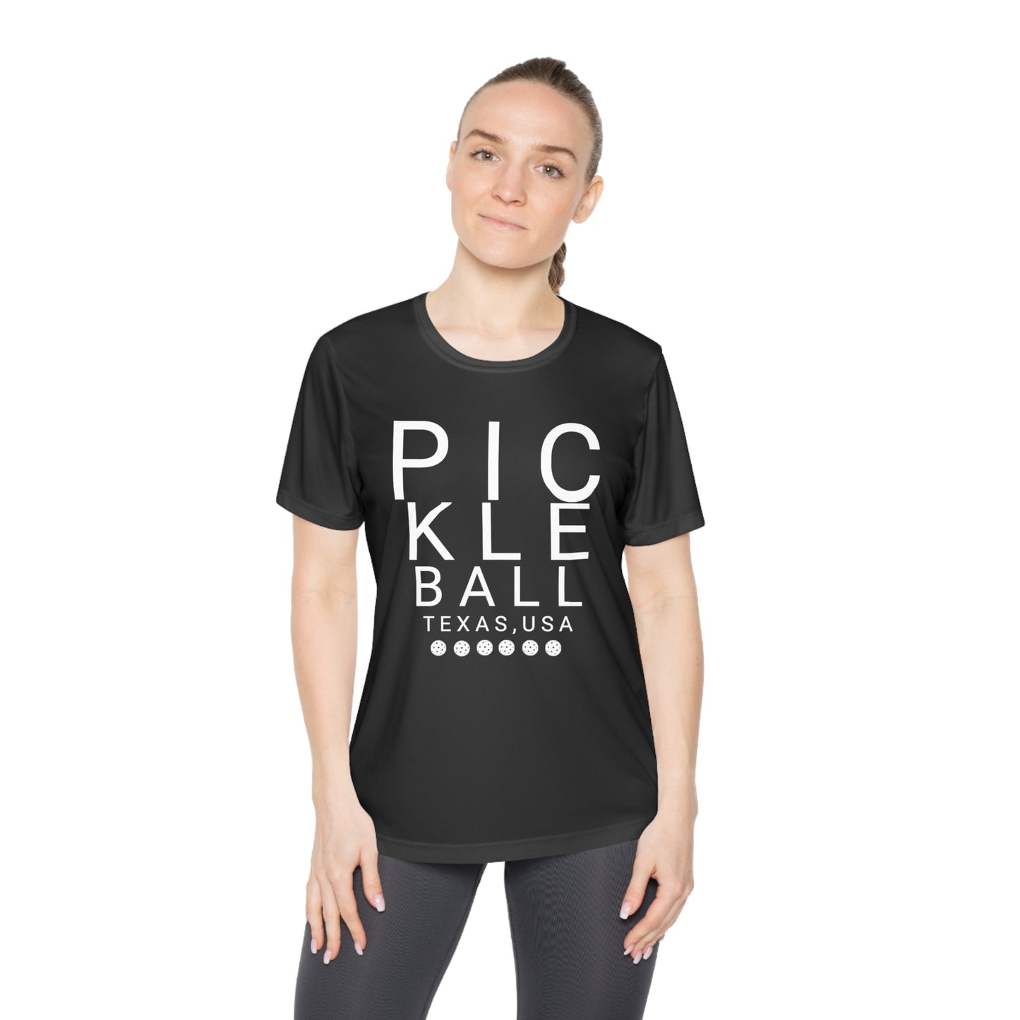 Ladies Competitor Tee - PICKLEBALL TEXAS USA