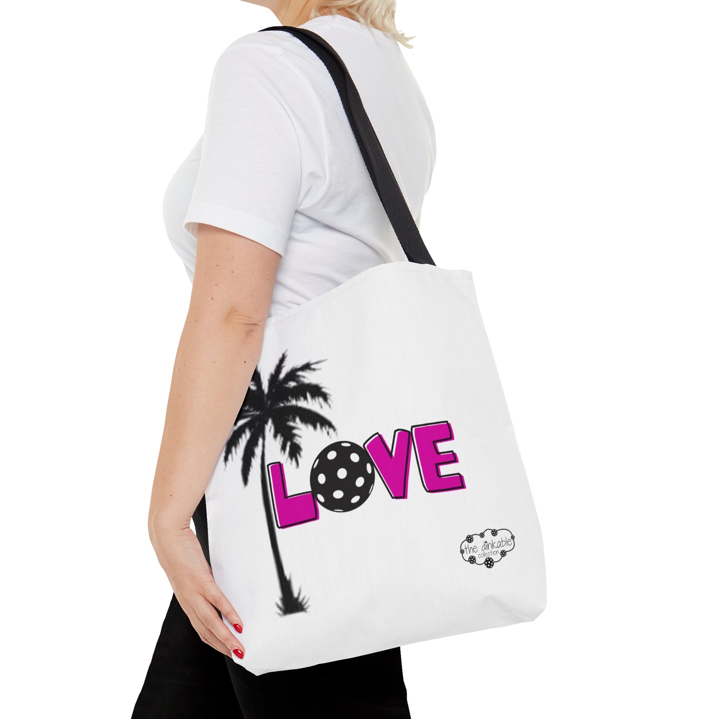 PICKLEBALL TOTE - LOVE JOY w/Palm Tree