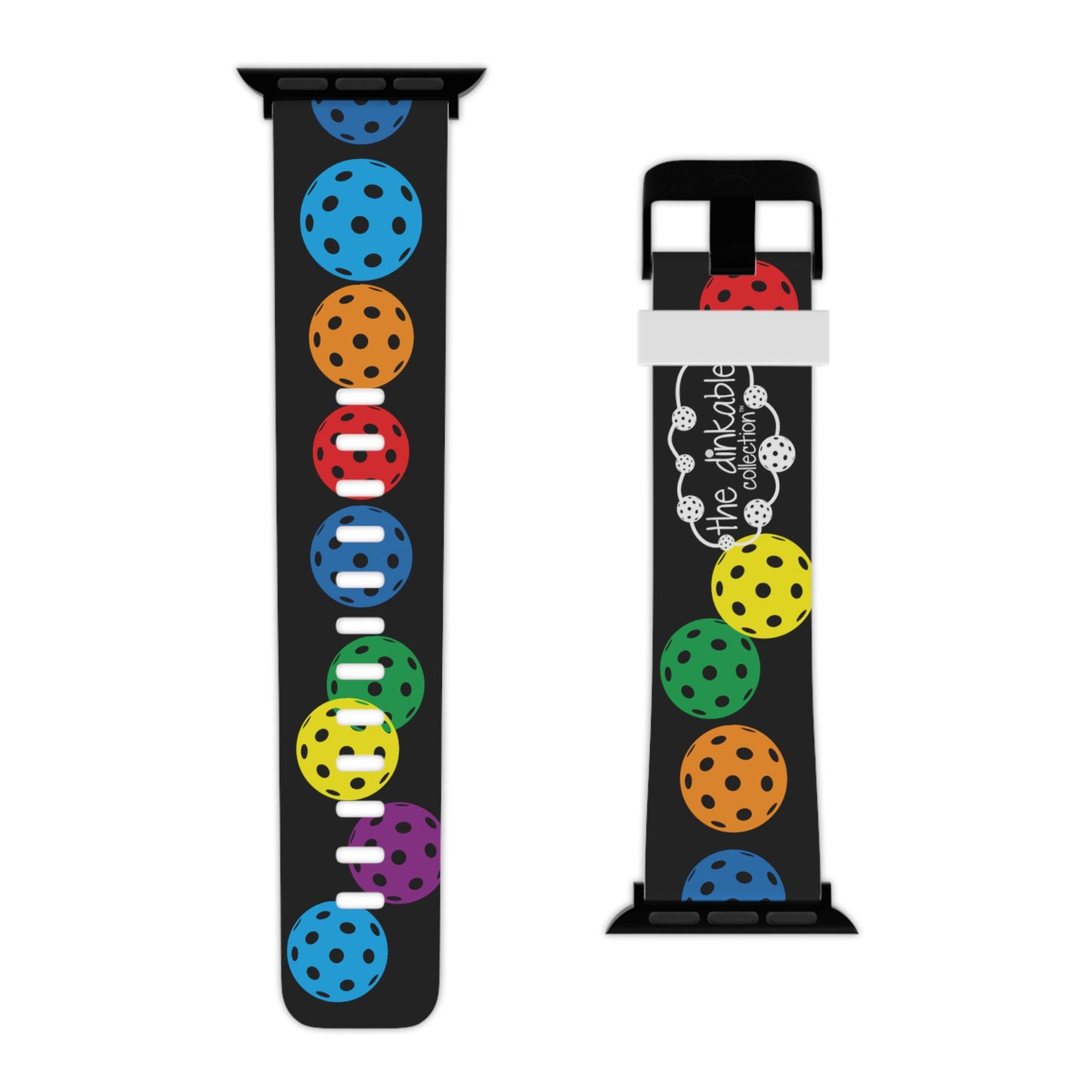 PICKLEBALL Watch Band for Apple Watch PURPLE AND WHITE