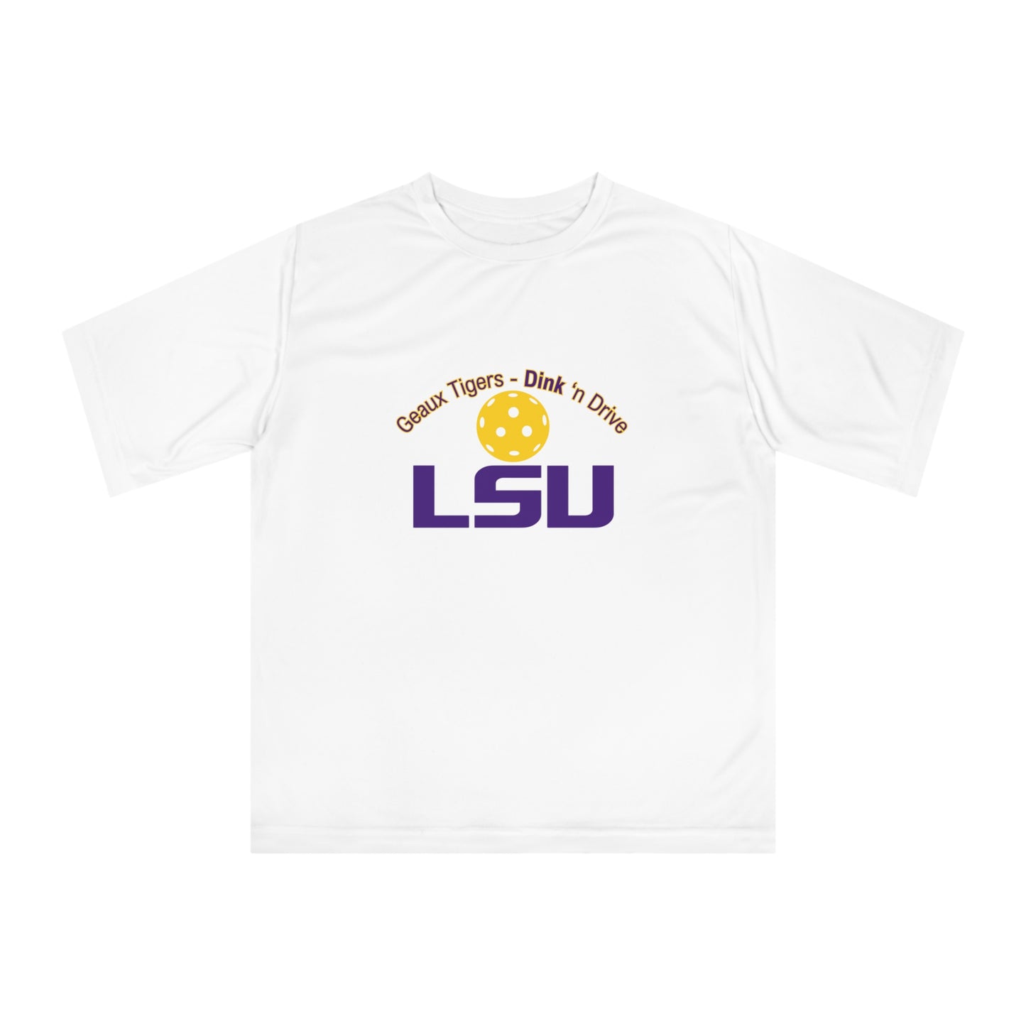 Pickleball Moisture Wicking Unisex Zone Performance T-shirt LSU