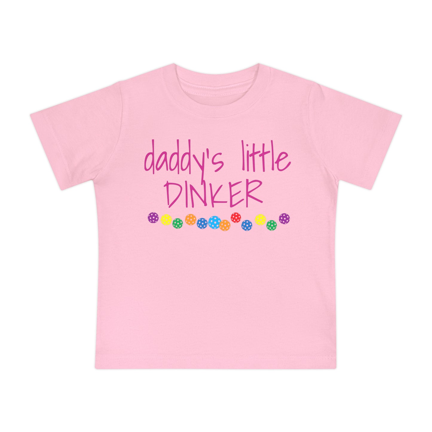 Pickleball Baby Short Sleeve T-Shirt - Daddy's little dinker