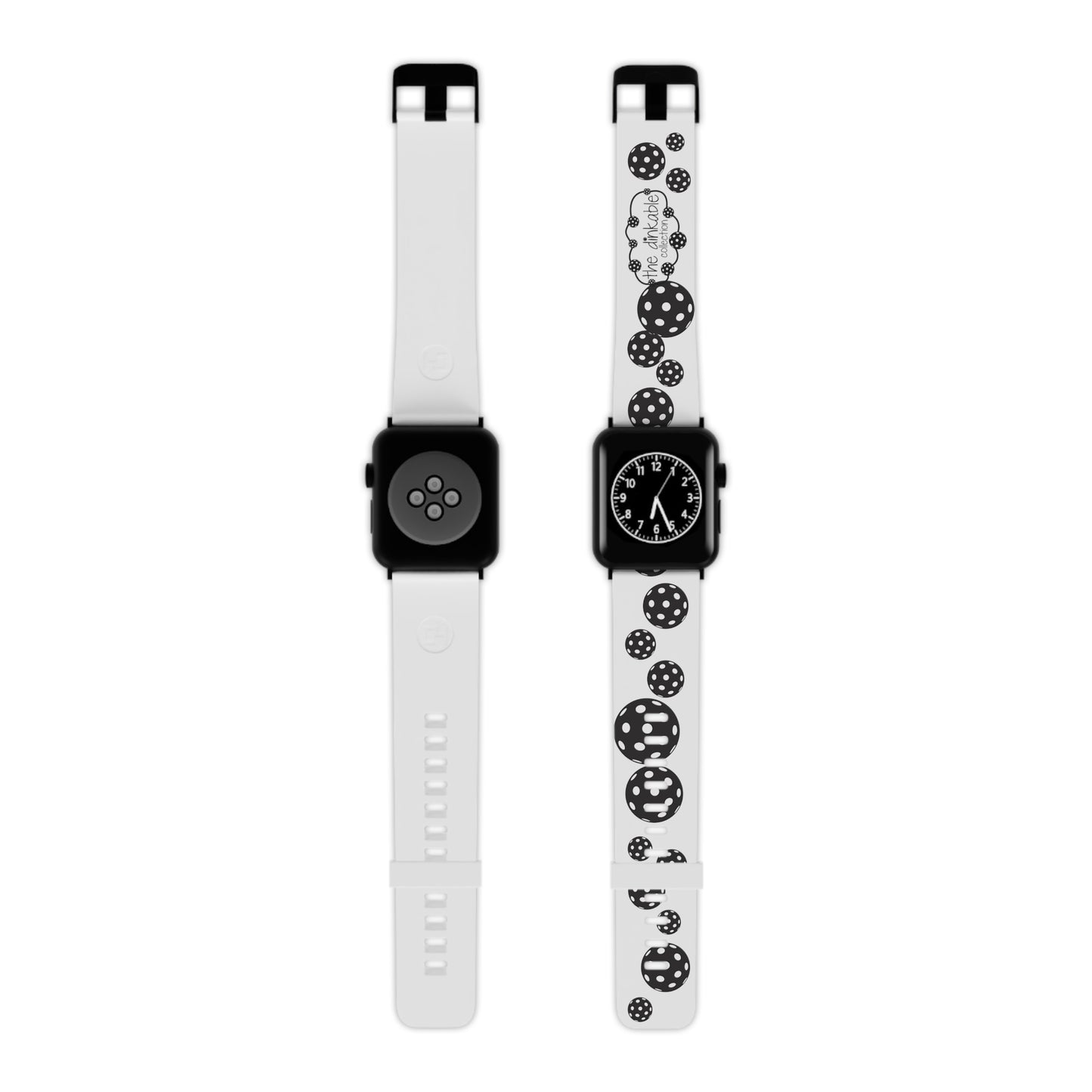 PICKLEBALL Watch Band for Apple Watch BLACK & WHITE