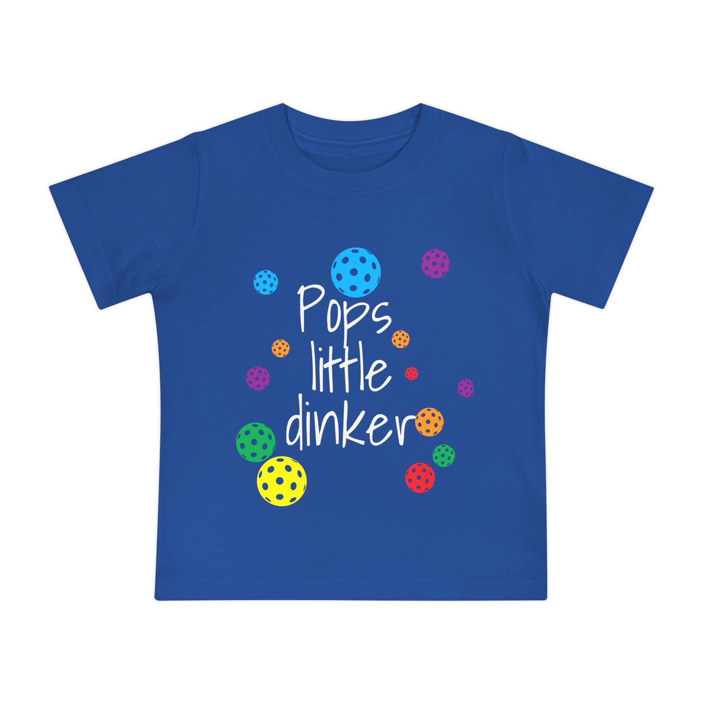 PICKLEBALL - Baby Short Sleeve T-Shirt 'Pops little dinker'