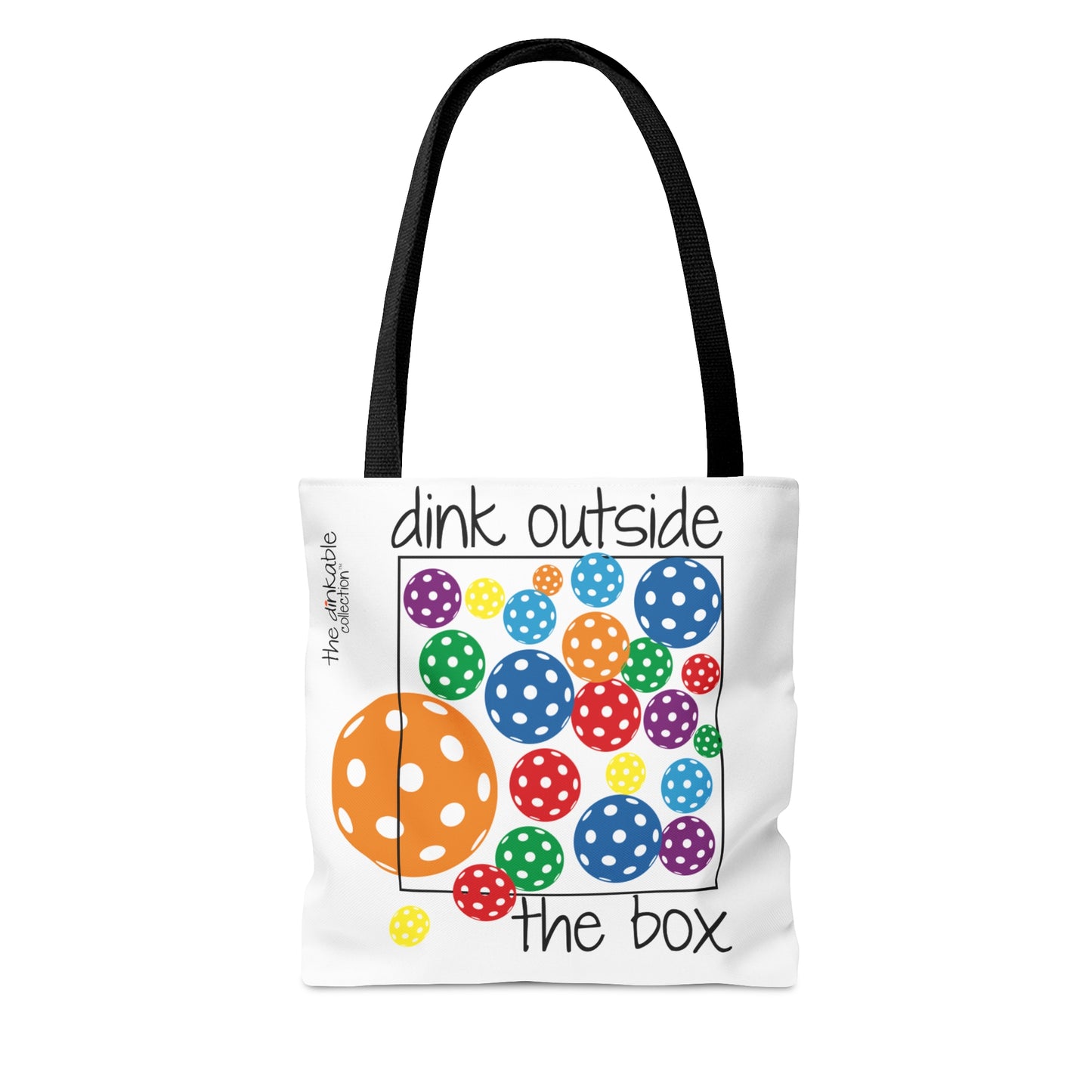 Pickleball Tote Bag (AOP) - Dink outside the box