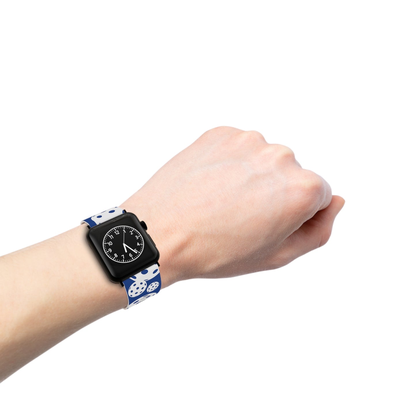 PICKLEBALL Watch Band for Apple Watch BLUE AND WHITE