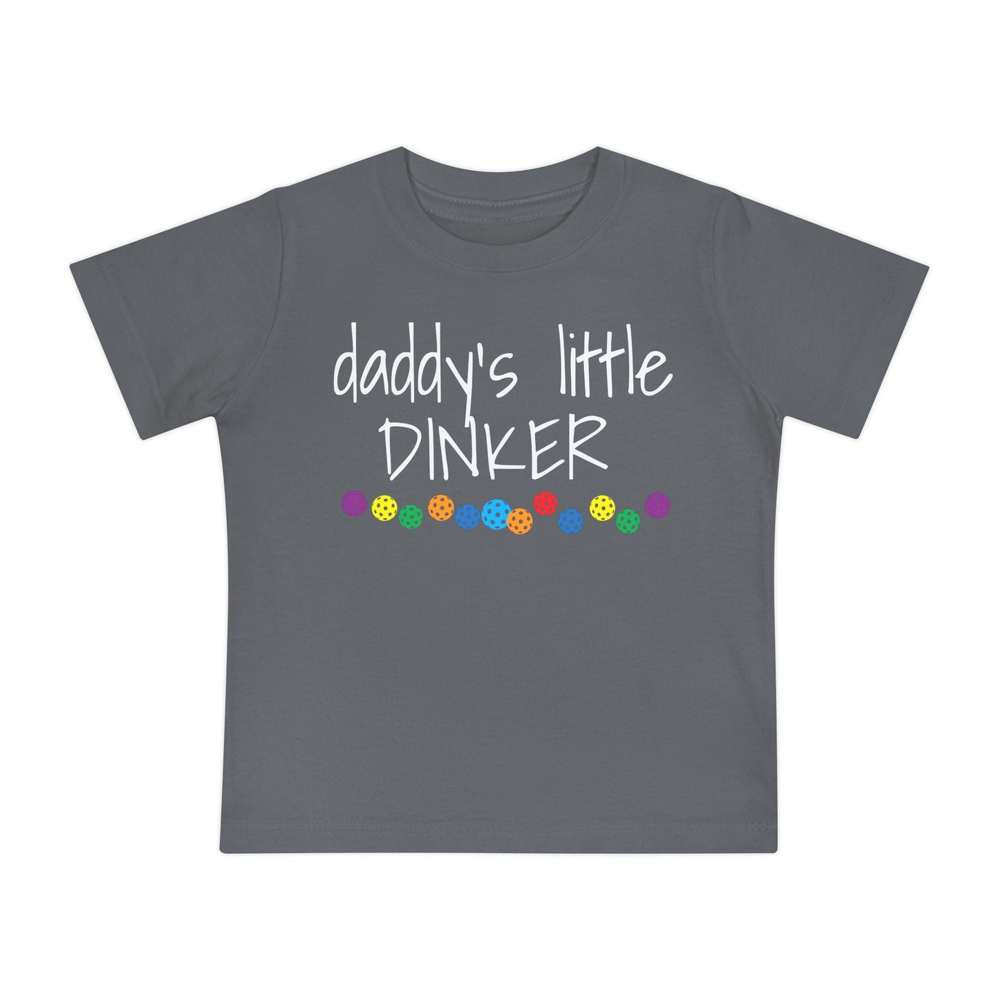 Pickleball Baby Short Sleeve T-Shirt - Daddy's little dinker