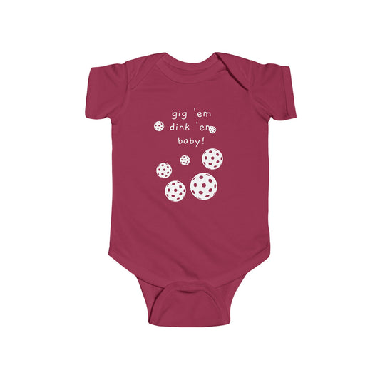 Infant Fine Jersey Bodysuit - TAMU