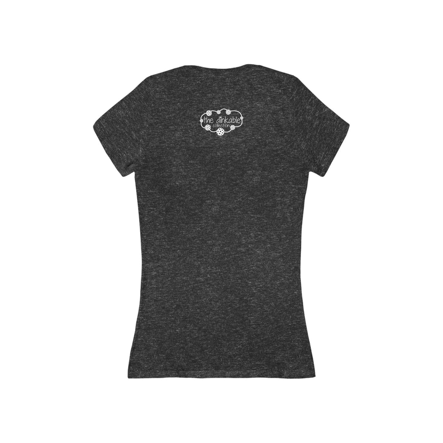 Womens' Jersey Short Sleeve Deep V-Neck Tee - are you a dinker or a banger