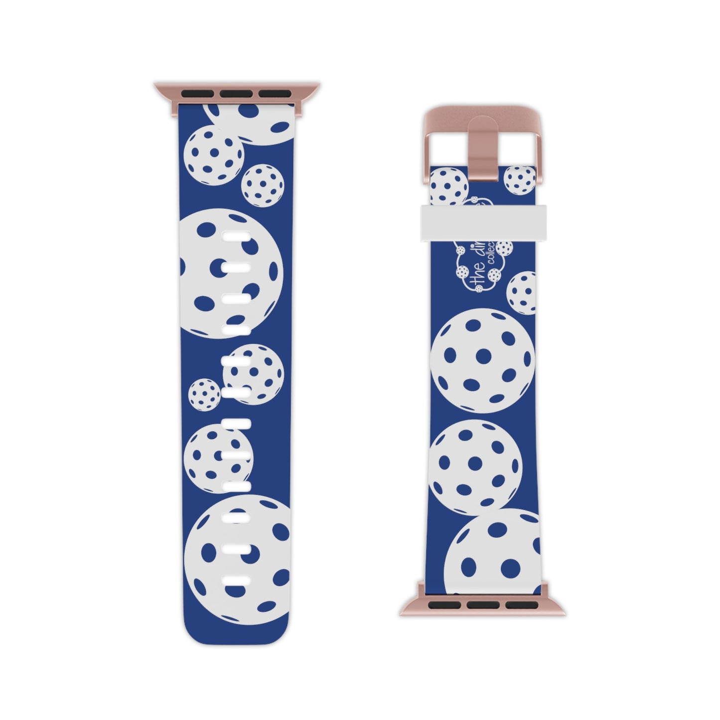 PICKLEBALL Watch Band for Apple Watch BLUE AND WHITE