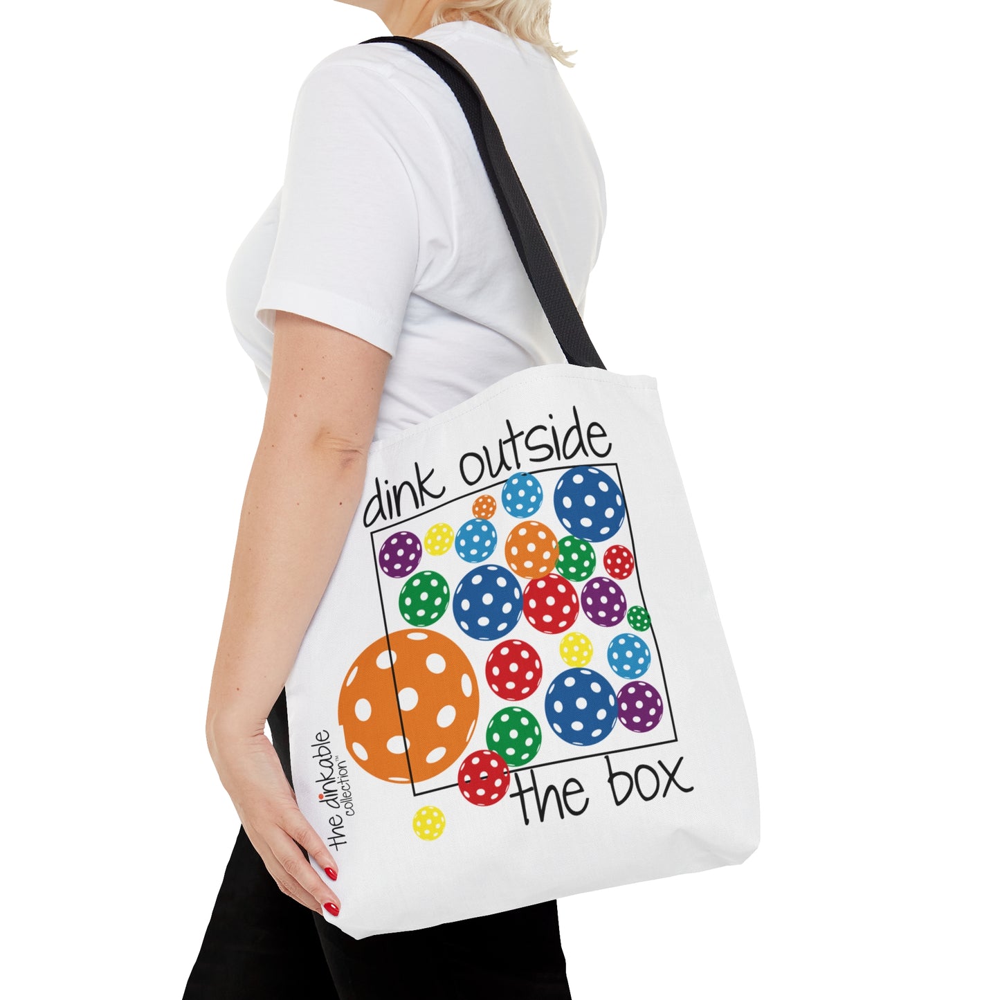 Pickleball Tote Bag (AOP) - Dink outside the box