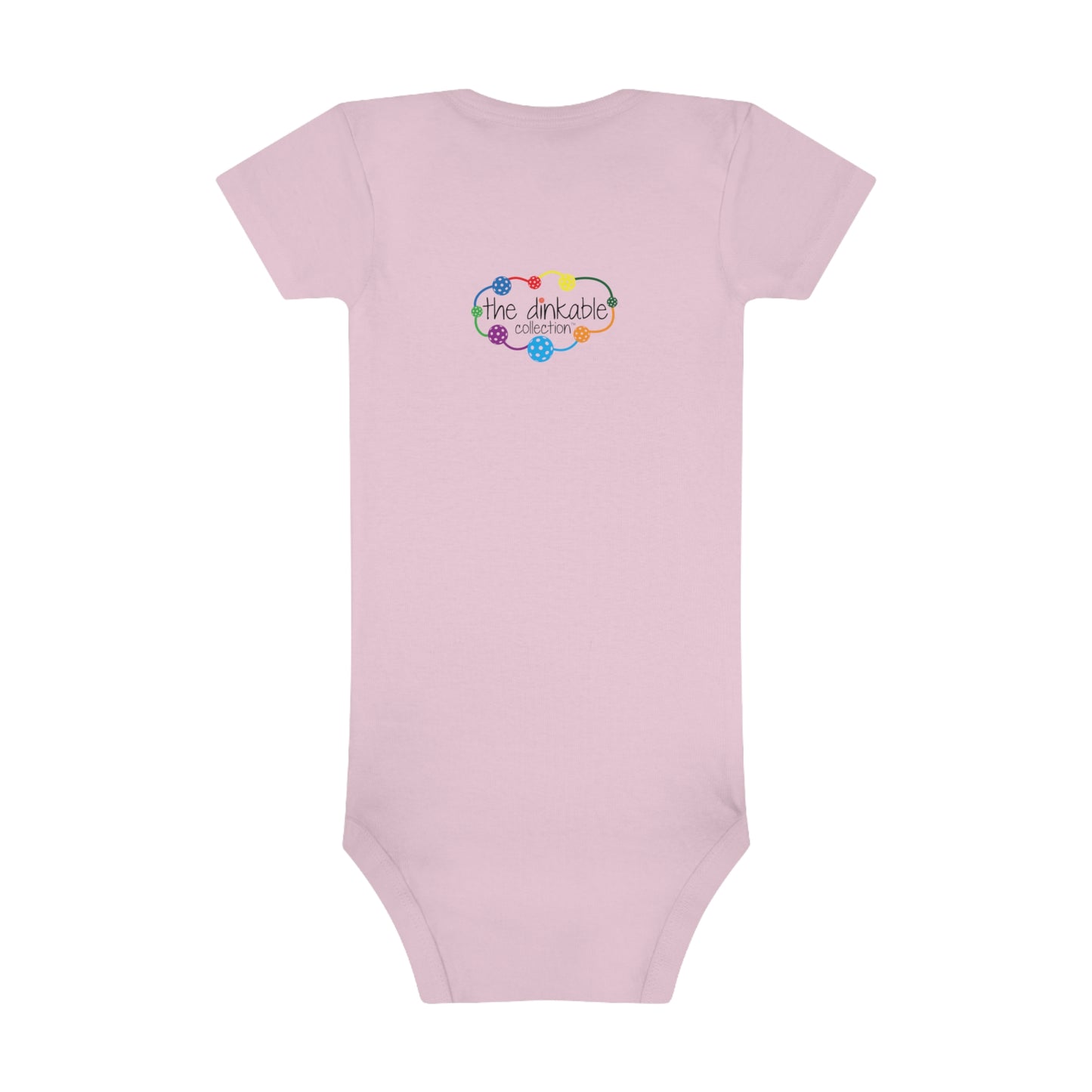 PICKLEBALL Baby Short Sleeve Onesie® 'born to dink'