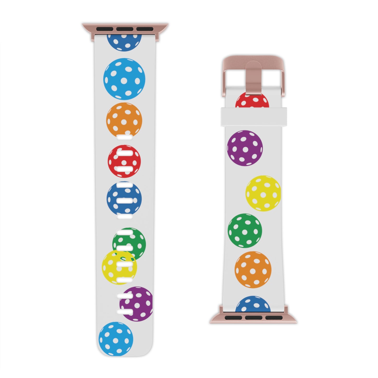 PICKLEBALL Watch Band for Apple Watch BLUE AND WHITE