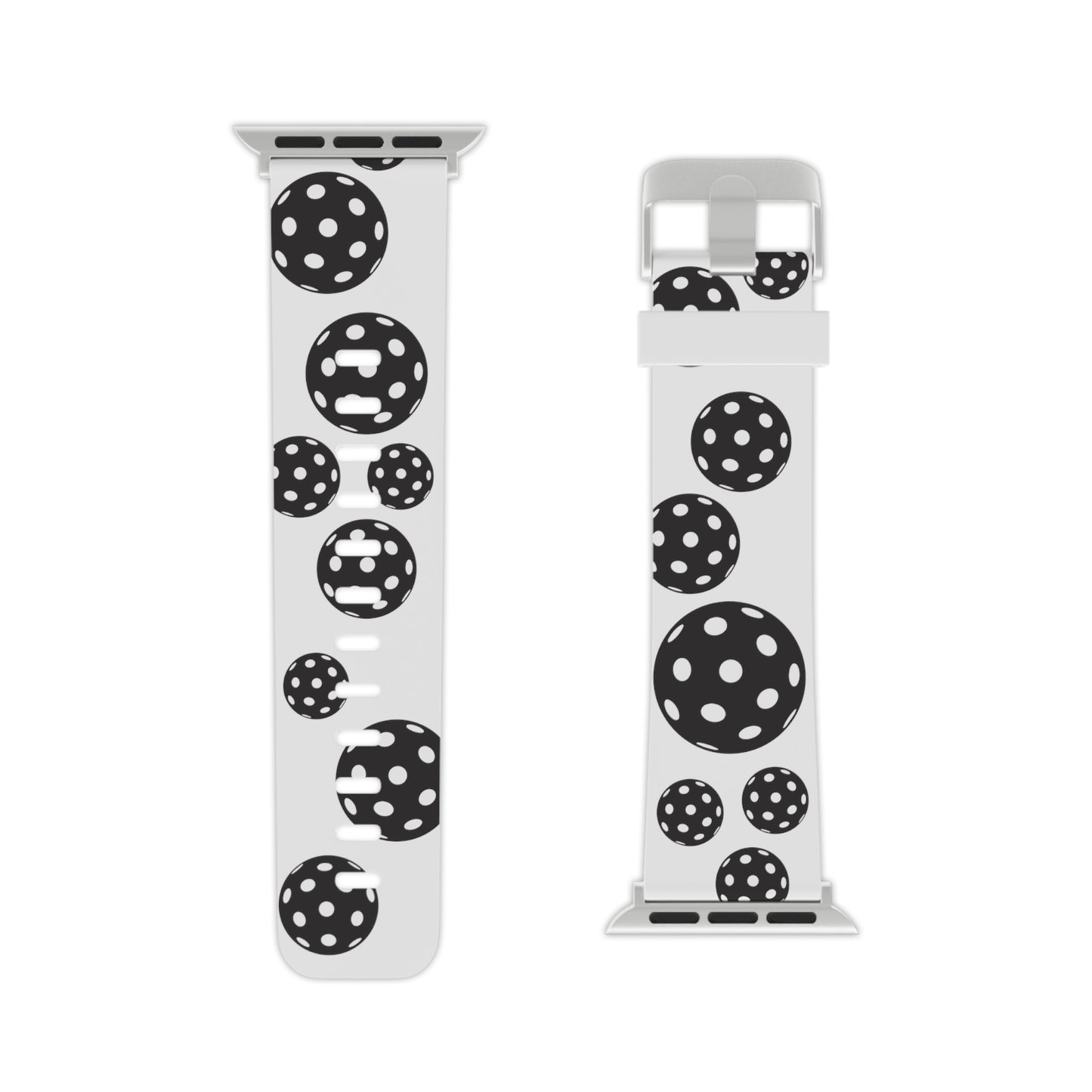 PICKLEBALL Watch Band for Apple Watch BLACK & WHITE