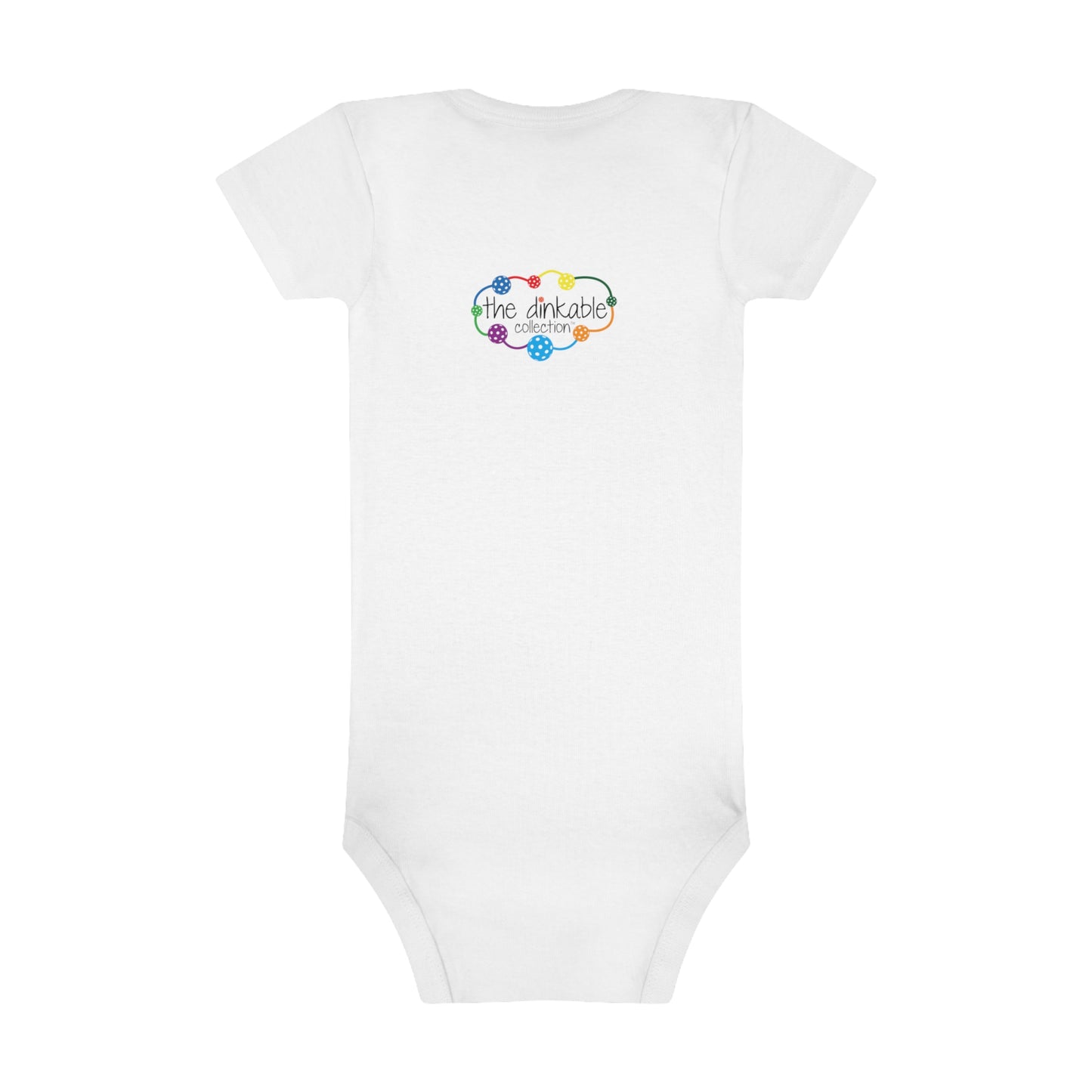 PICKLEBALL Baby Short Sleeve Onesie® 'born to dink'
