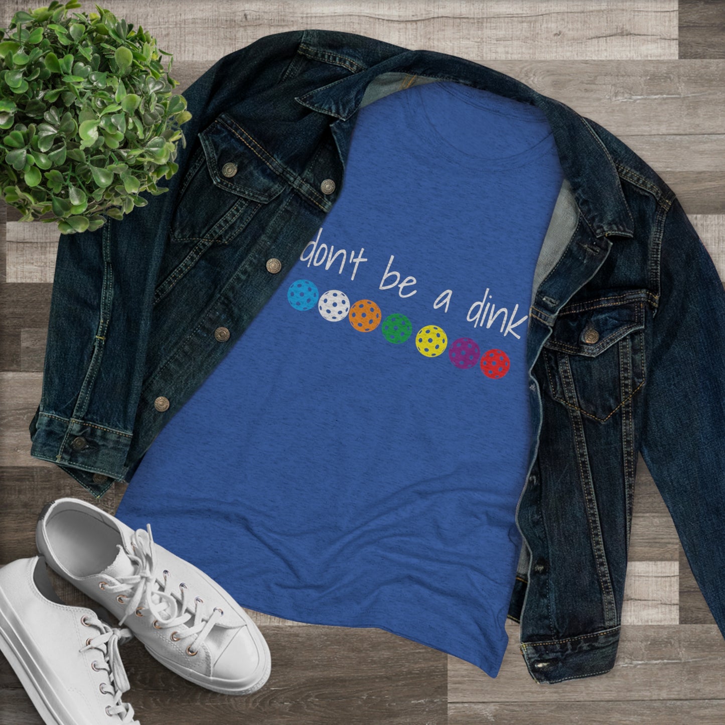 Women's Triblend Tee - DON'T BE A DINK