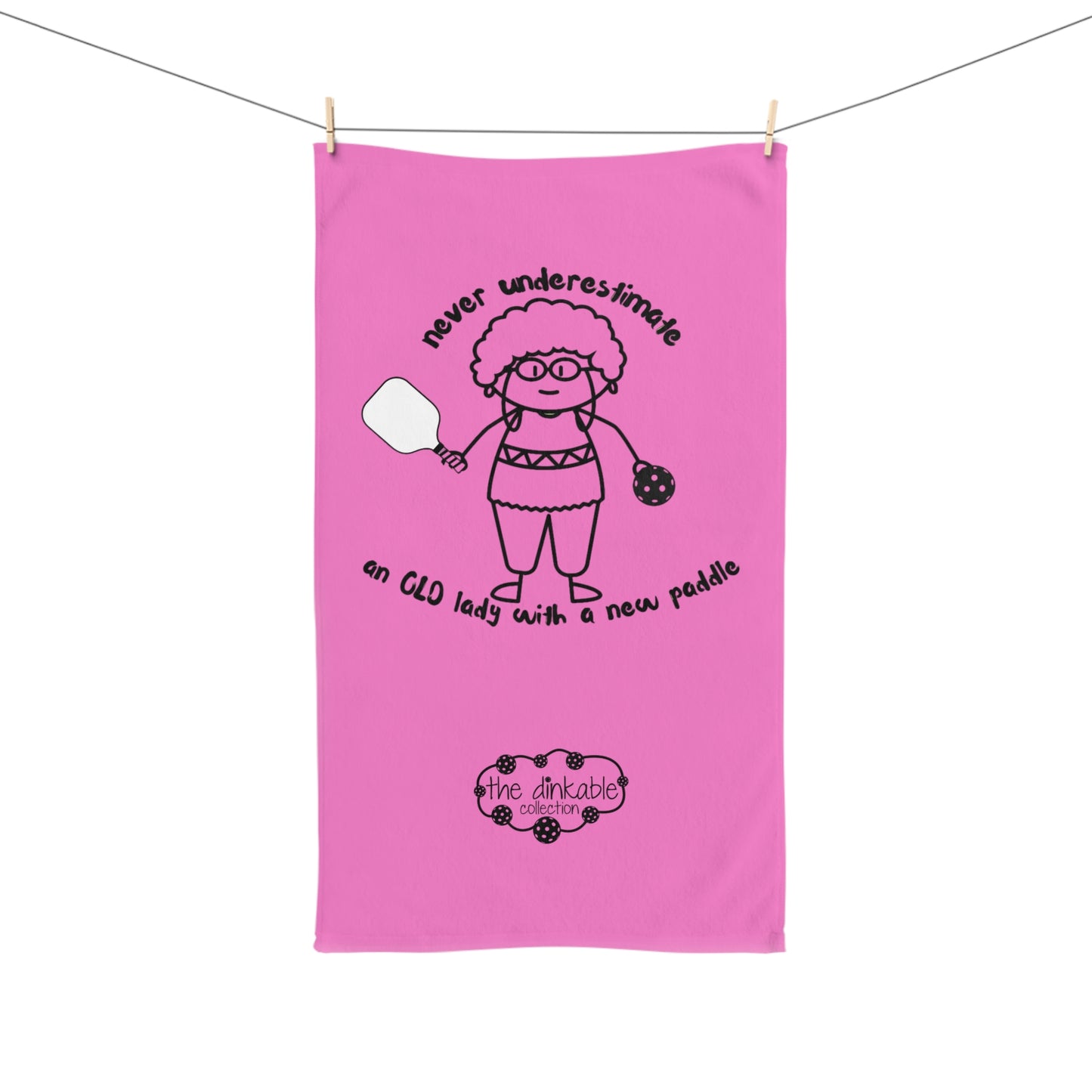 Workout Towel - Never trust an old lady...