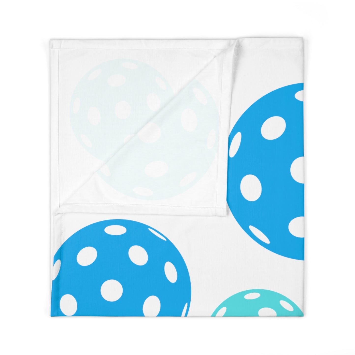 Baby Swaddle Blanket - BLUE PICKLEBALLS