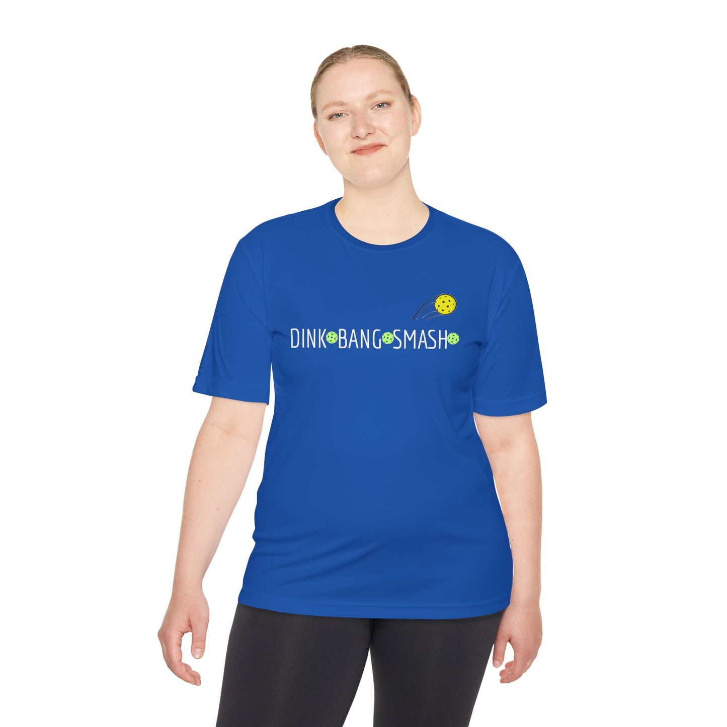 PICKLEBALL - Unisex Moisture Wicking Tee DINK BANG SMASH