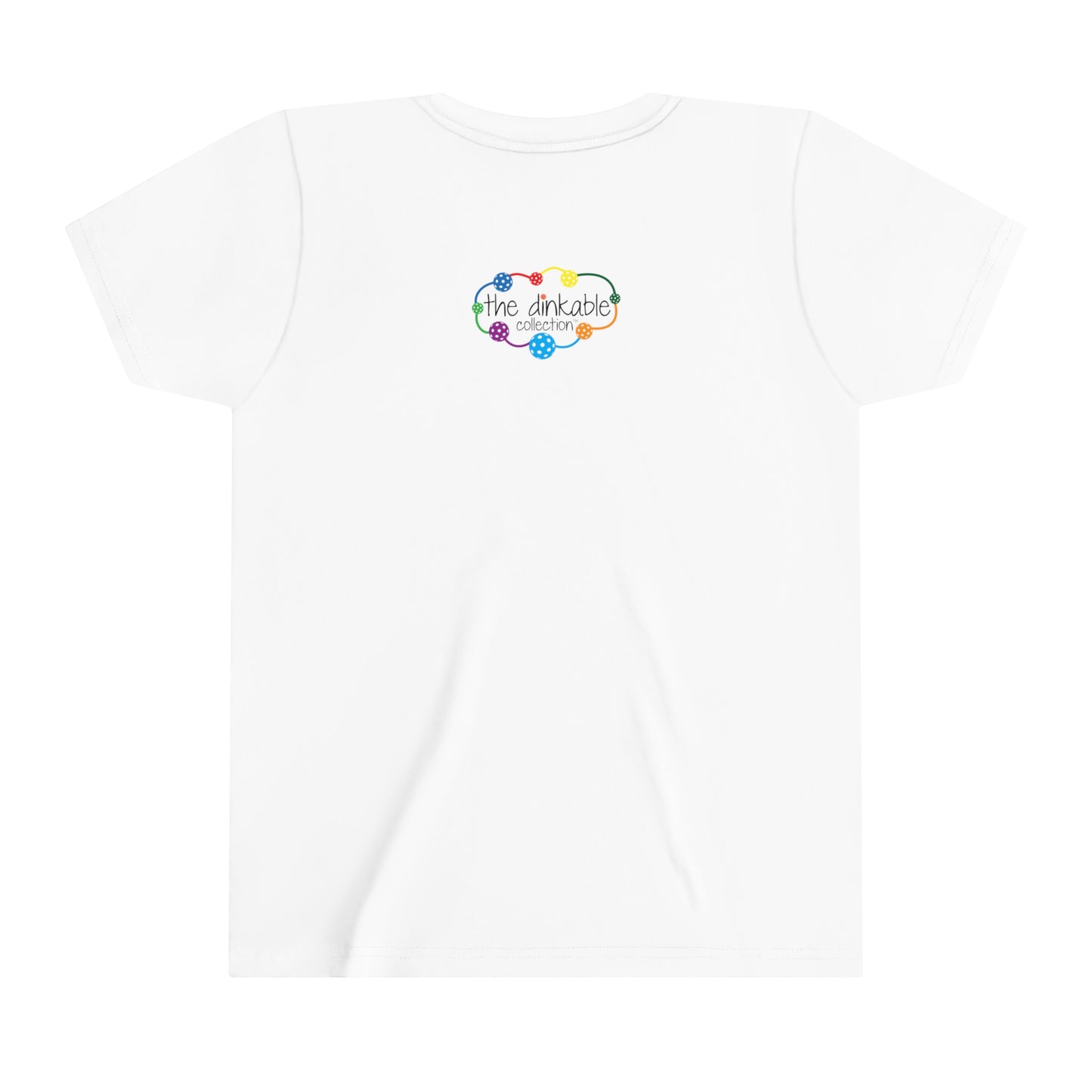 PIckleball Youth Short Sleeve Tee - my pop is dinkin awesome