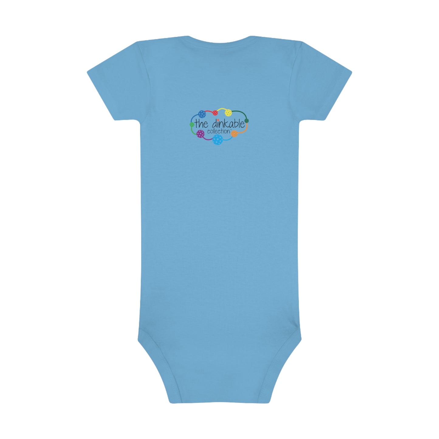 PICKLEBALL Baby Short Sleeve Onesie® 'born to dink'