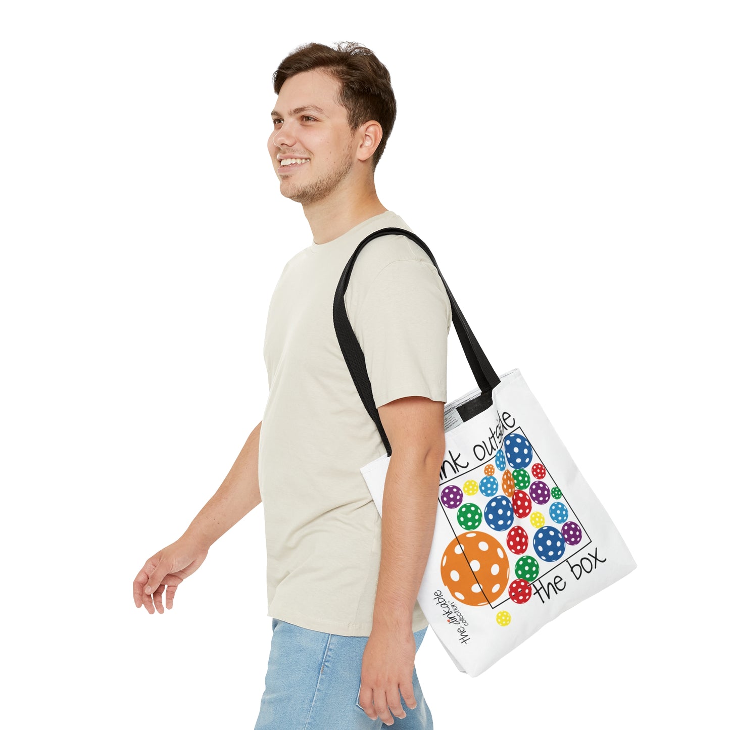 Pickleball Tote Bag (AOP) - Dink outside the box