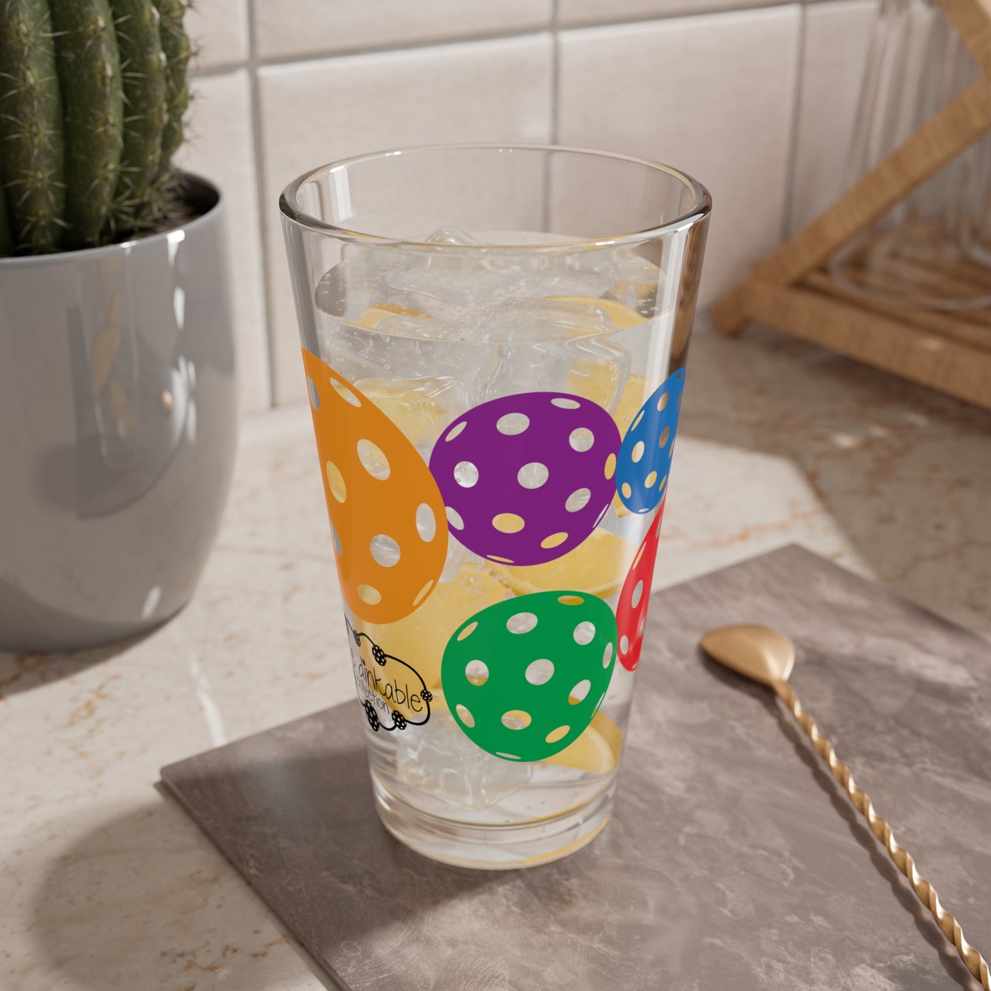PICKLEBALL Mixing Glass, 16oz