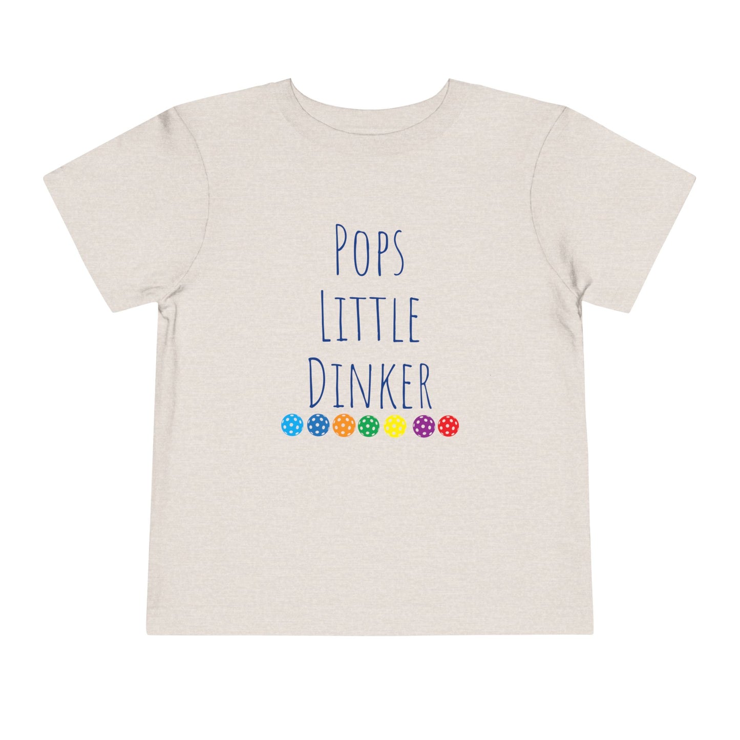 Toddler Short Sleeve Tee - pops little dinker
