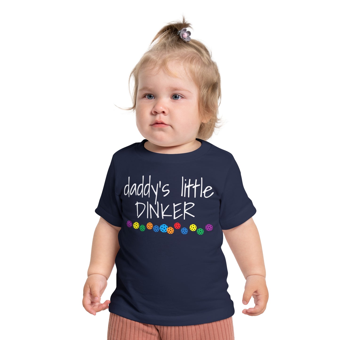 Pickleball Baby Short Sleeve T-Shirt - Daddy's little dinker