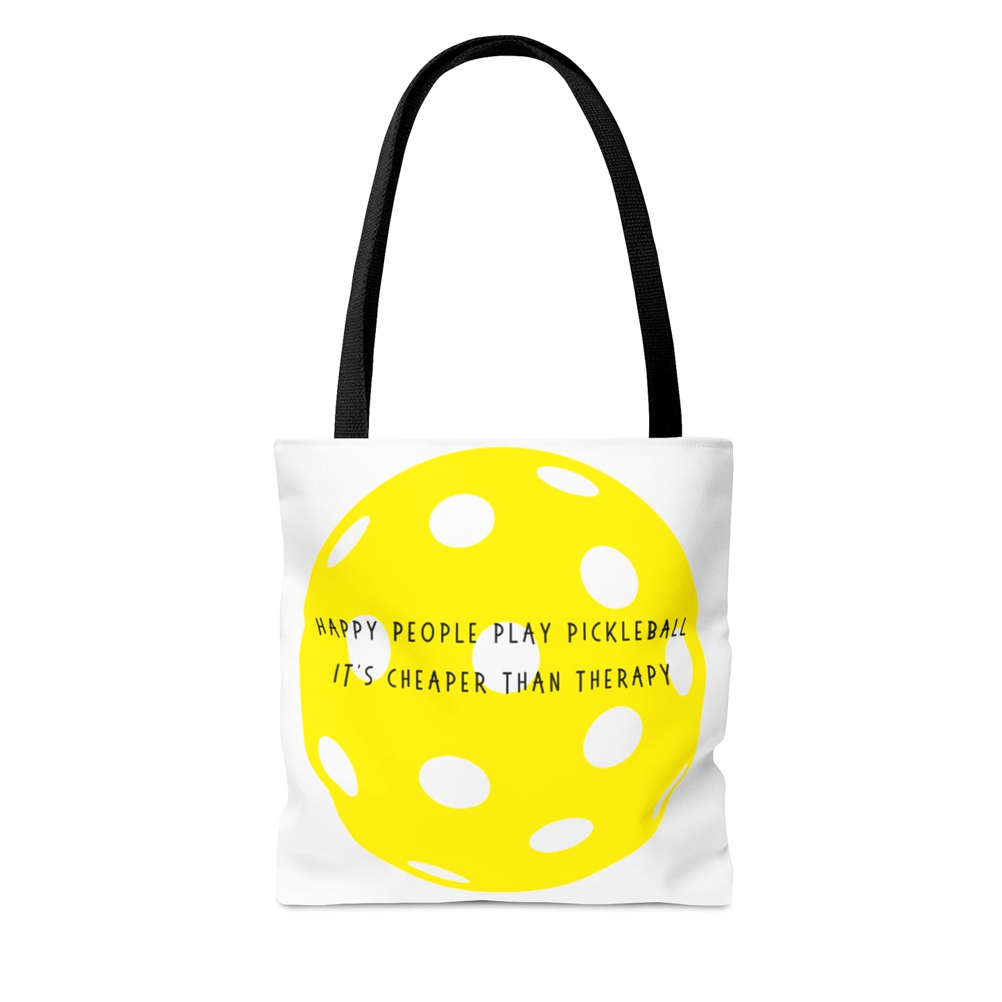 PICKLEBALL -Tote Bag - Happy People Play Pickleball...