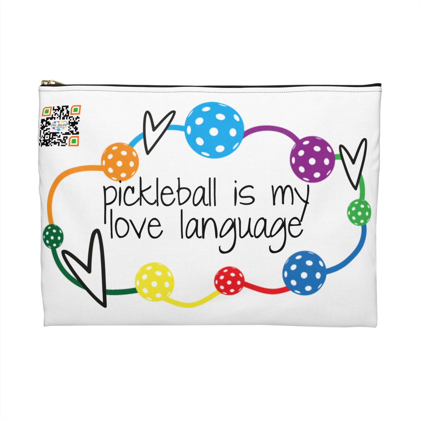 PICKLEBALL Accessory Pouch 'pickleball is my love language'