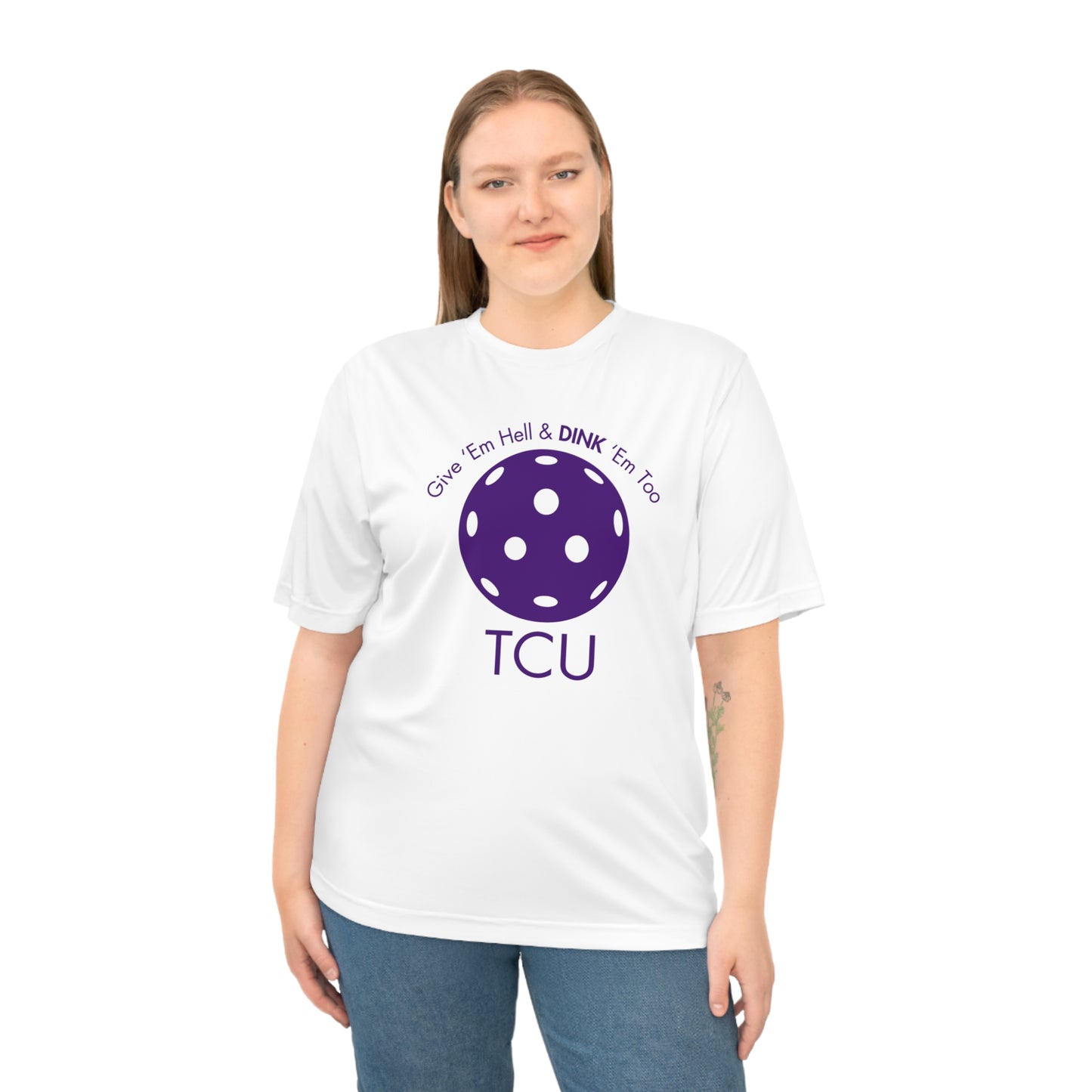 Pickleball Moisture Wicking Unisex Zone Performance T-shirt TCU