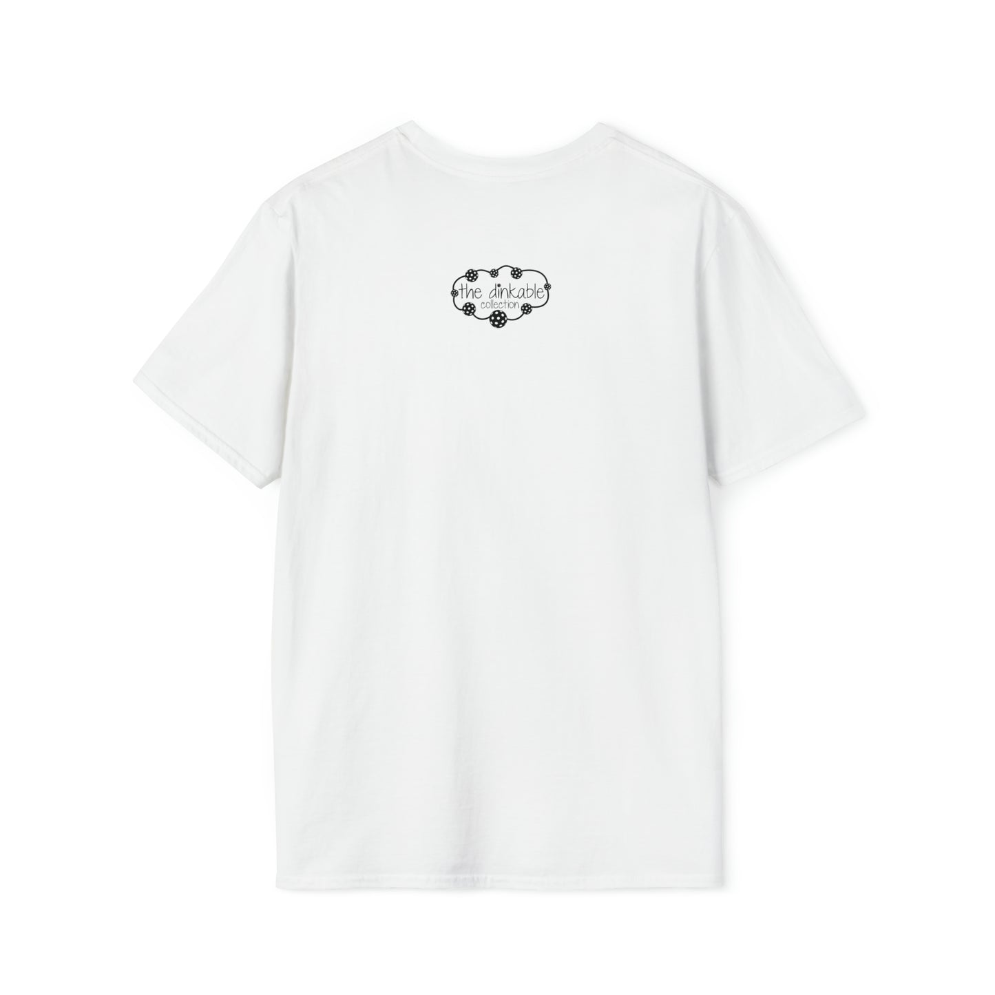 Pickleball Unisex Softstyle T-Shirt - peace love dink