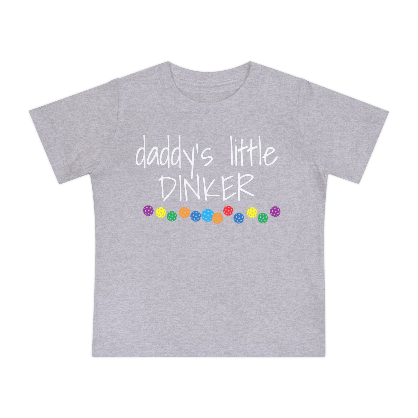 Pickleball Baby Short Sleeve T-Shirt - Daddy's little dinker
